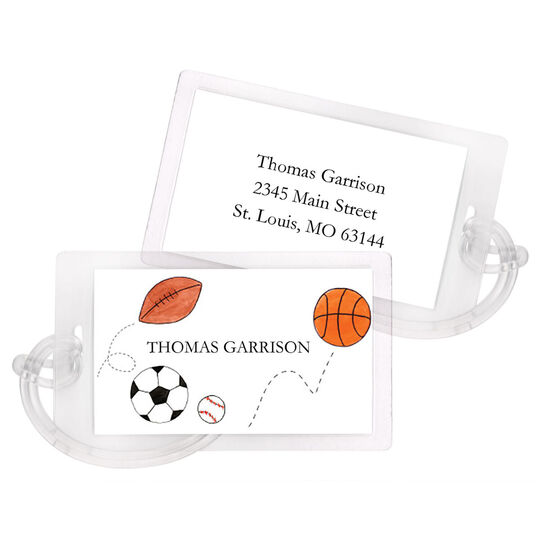 Star Athlete ID Luggage Tags